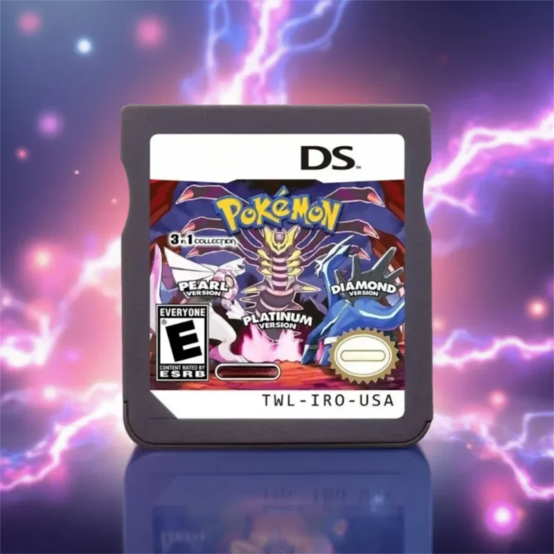 

NDS game cartridges, Pokémon series combo cartridges, 2in1, 3in1, 4in1, English games
