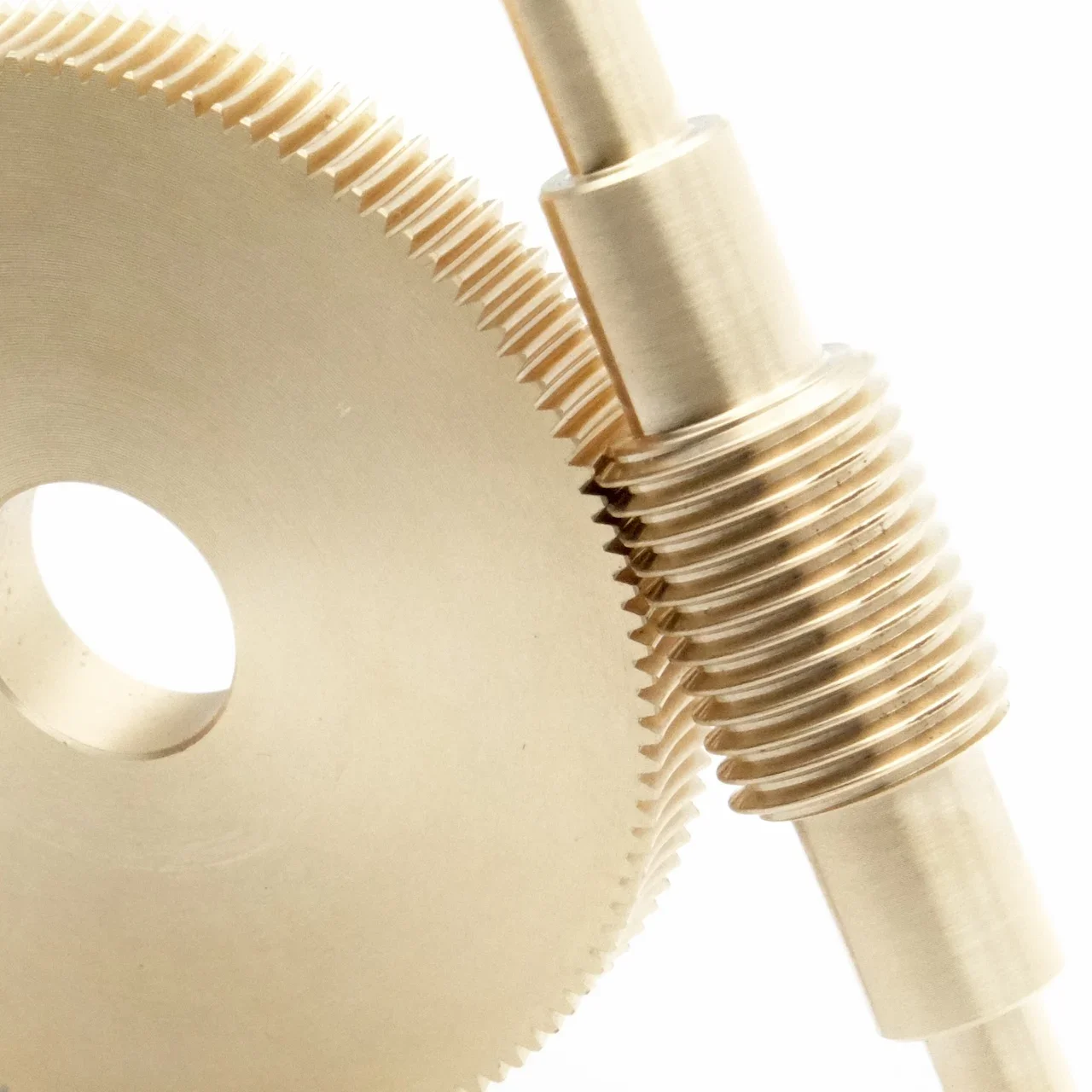 1:120 Speed Ratio Copper Brass Turbo Worm Gear Suit 120 Teeths 2019-059 12mm Bore 5mm Diameter 75mm Worm