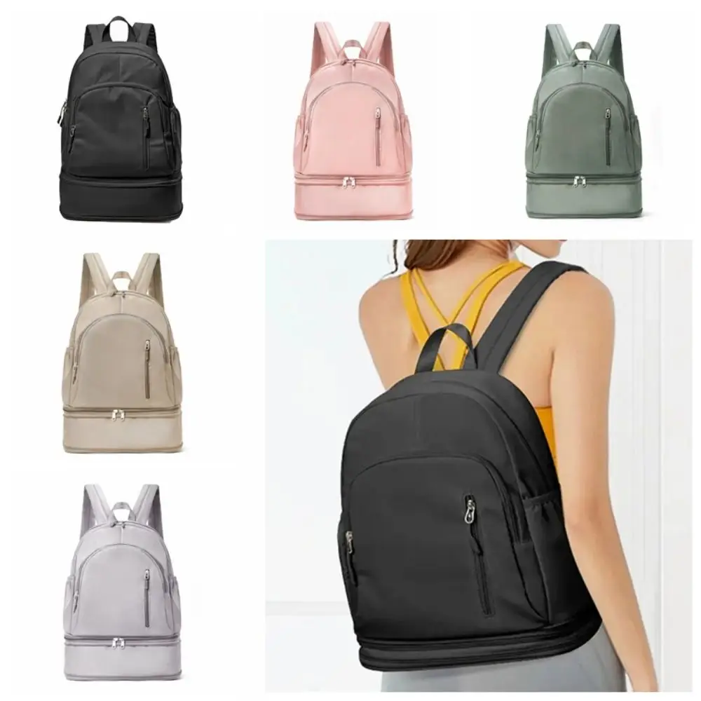 Fotografia 3: Bolsa de treinamento fitness de grande capacidade, multicolorida, antiarranhões, mochila para estudantes universitários, resistente ao desgaste, dobrável