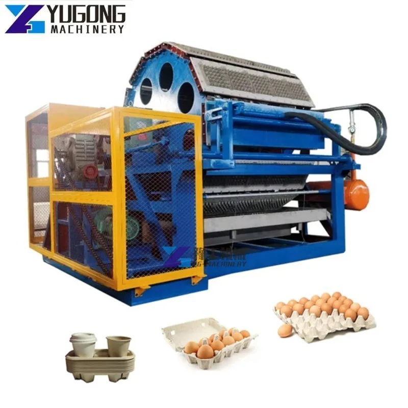 High Efficiency Vertical Press Egg Tray Machine Egg Tray Making Machine From Waste Cartons Forming Machine for Egg Tray