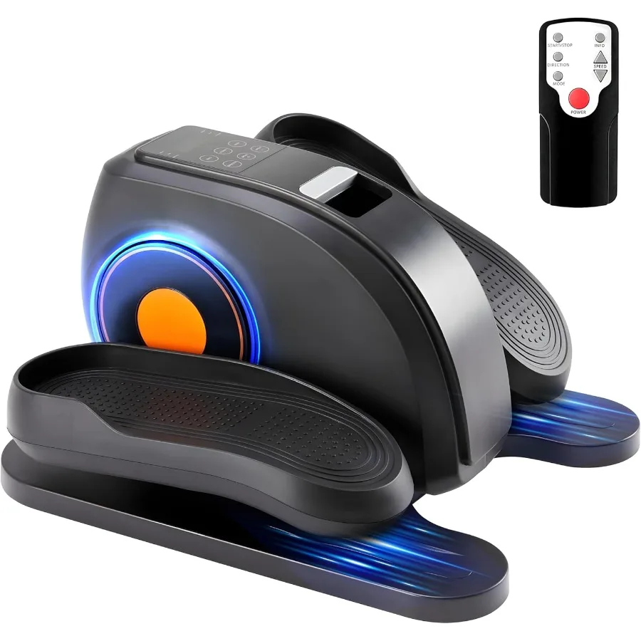 

Электрический эллиптический тренажер под стол с пультом ДУ для ног, для пожилых людей и взрослых, для дома, 12 регулируемых скоростей Q