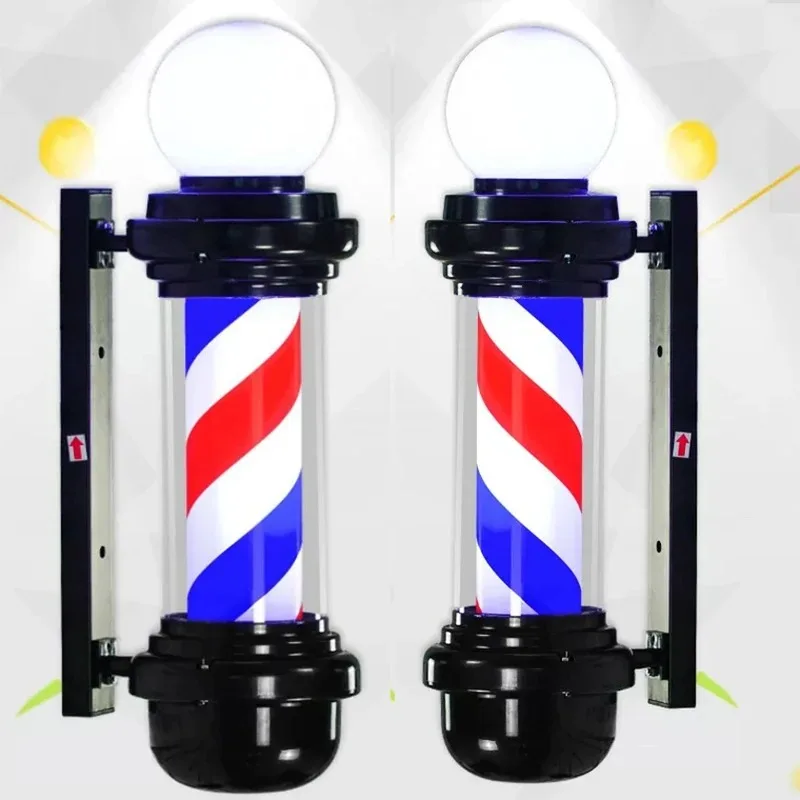 barbershop Hairdressing LED turn light hair salon barber shop door outdoor retro wall hanging turn light