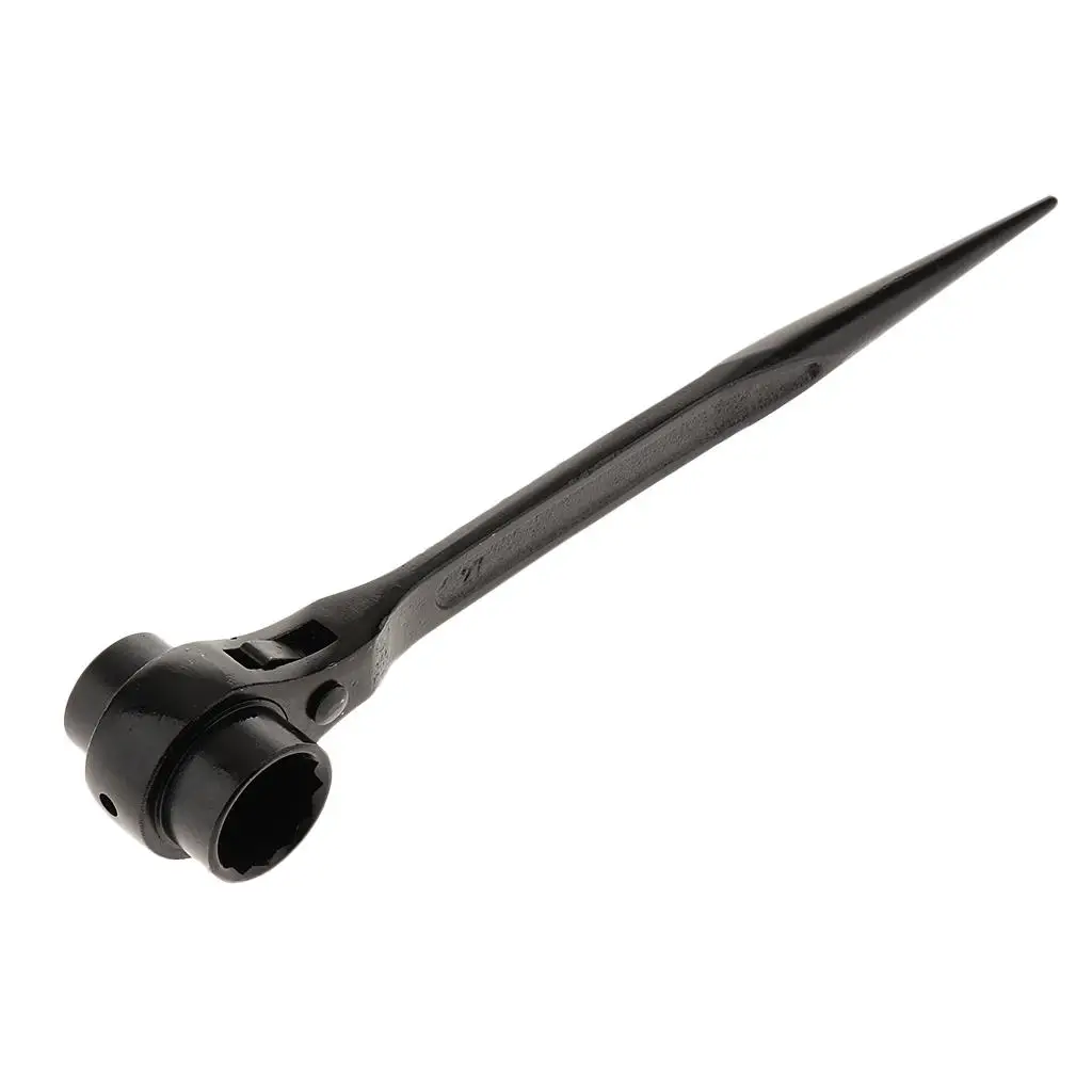 

24-27mm Scaffold Podger Ratchet Spanner Ratcheting Socket Wrench Heavy Duty