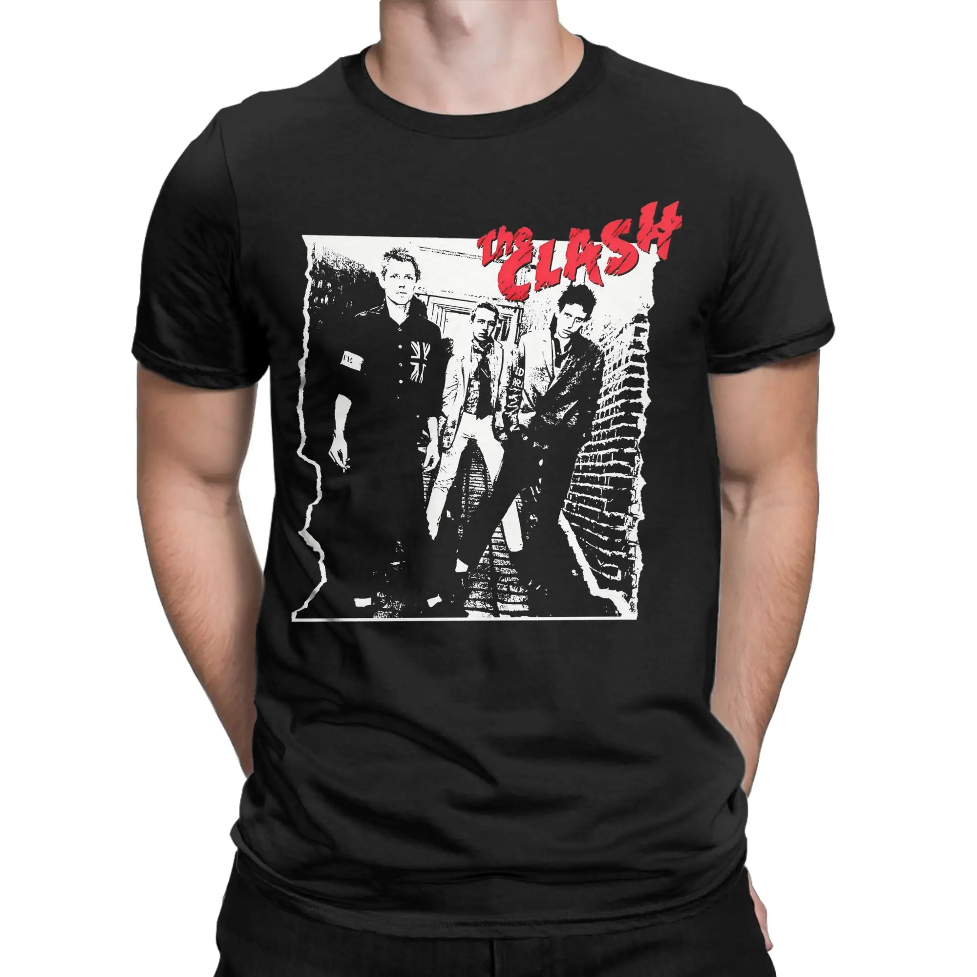 

The Clash Enhanced Album T Shirt Men 100% Cotton Novelty T-Shirt Crewneck Tees Short Sleeve Tops Birthday Gift