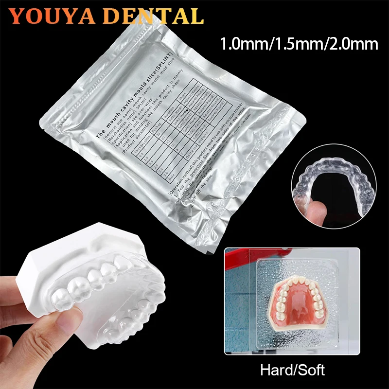 

Dental Orthodontic Splints Fixed Plates Vacuum Formed Plates Soft and Hard Square Orthodontic Fixators Sliced Dental Materials