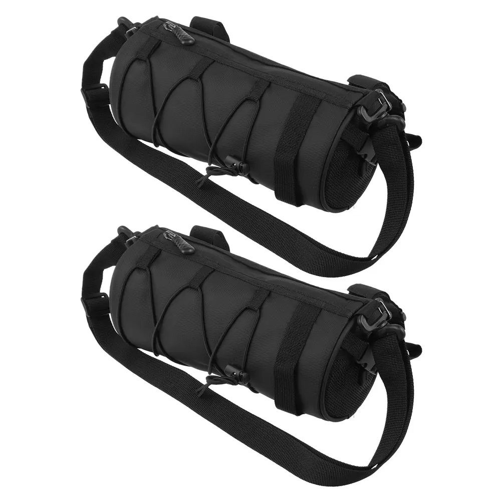 

2pcs Waterproof Bike Bag Large Storage Mountain Sports Bicycle Front Professional Reflective Strips Outdoor Handlebar