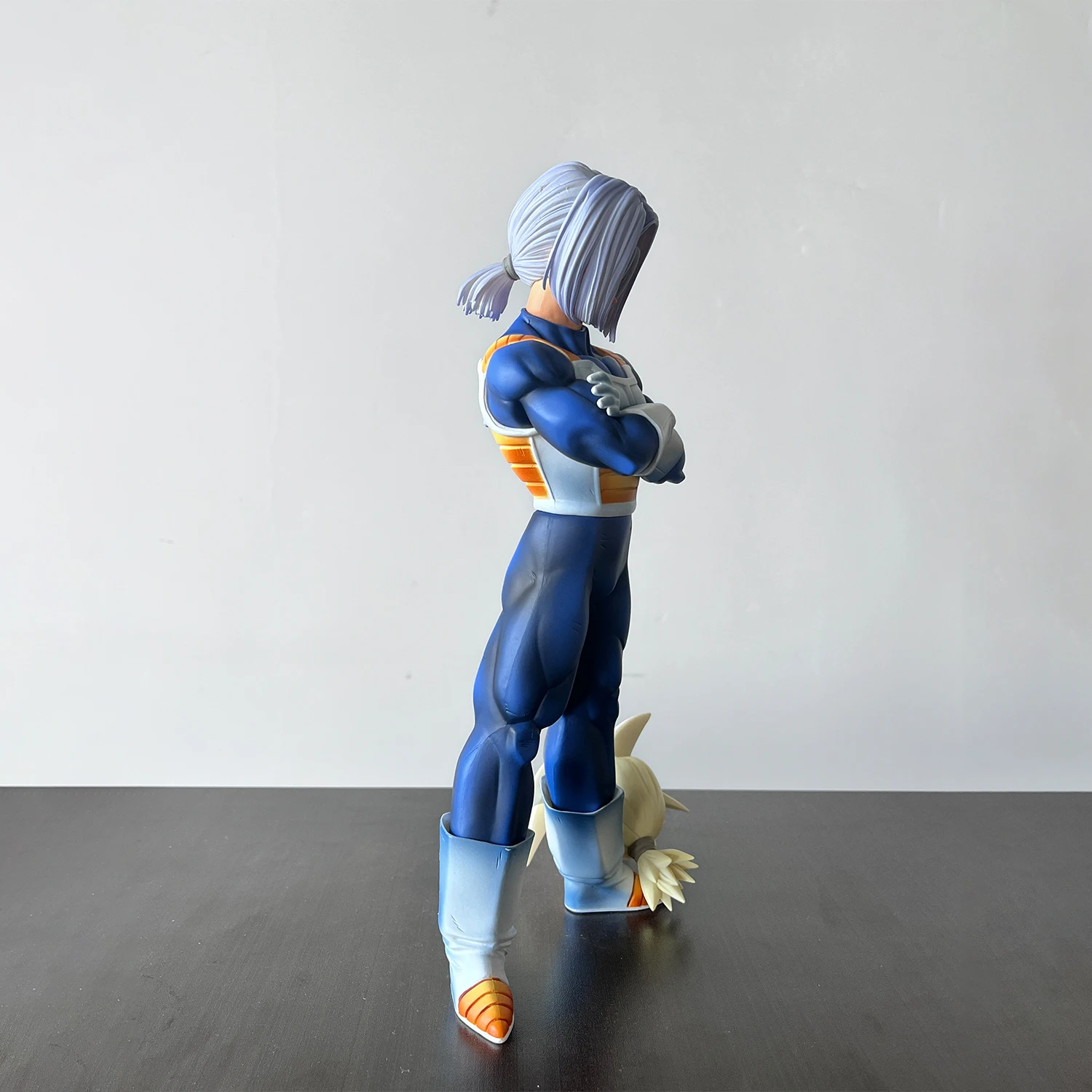 31cm Dragon Ball Anime Character Trunks Figure Double Head Super Saiyan PVC Statue Collectible Model Desktop Ornament Gift T