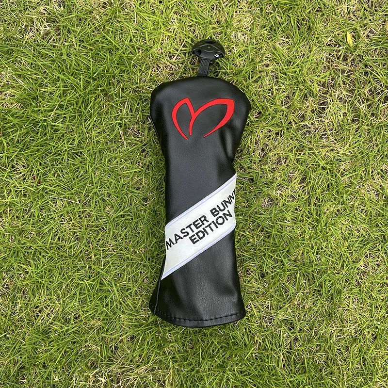 

Bunny Ears Golf Headcover - Fashion Driver/Fairway/Hybrid/Putter Cover, Multi Club Protector Black