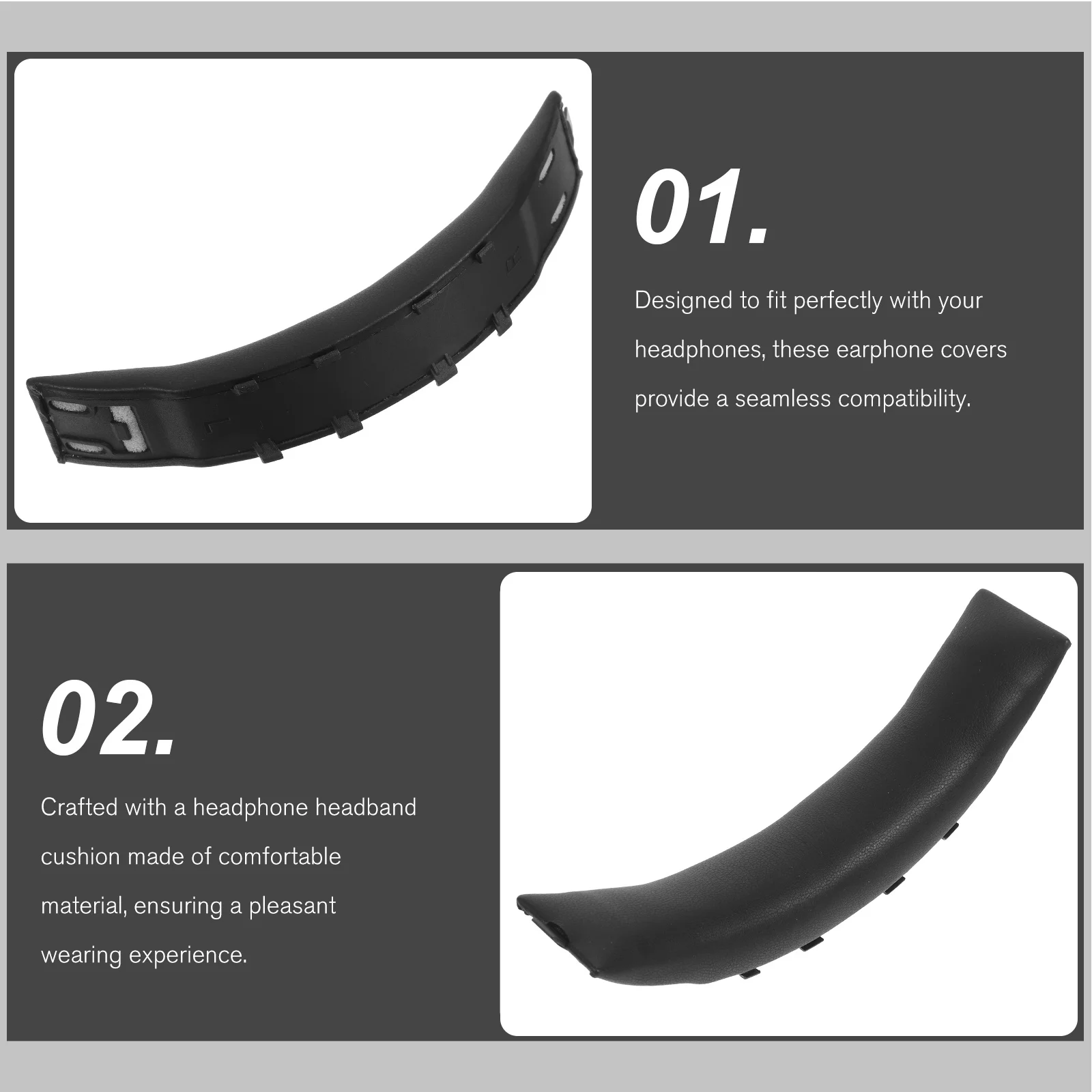 

Headset Headband Cushion Replacement Compatible with Mmx 150 Wired Gaming Headphone Headband Protection Pad Durable Protein