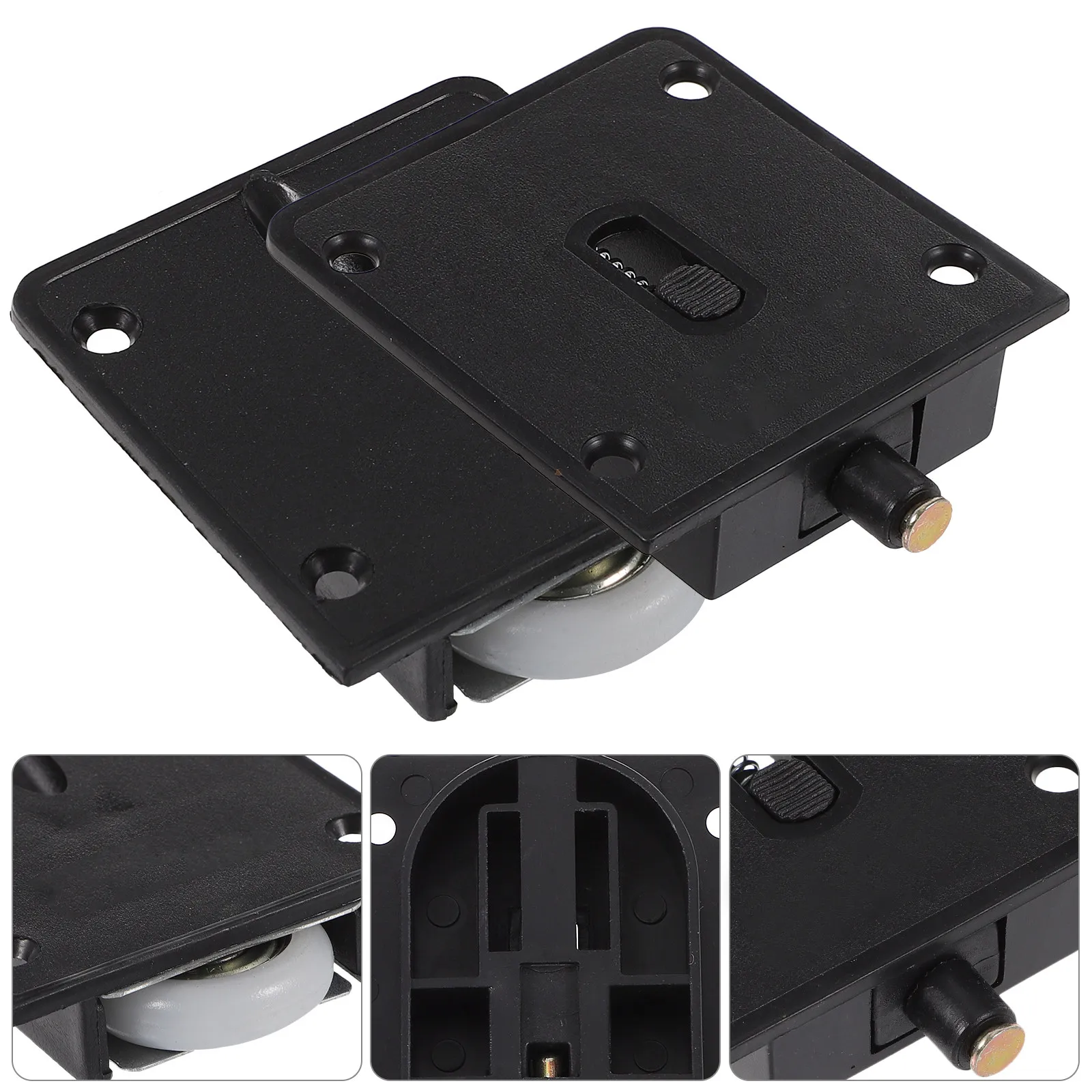 

Пара 17-дюймовых направляющих для выдвижных ящиков с плавным закрыванием, усиленные, для кухонных шкафов, с плавным скольжением, фурнитура, ролики для дверей