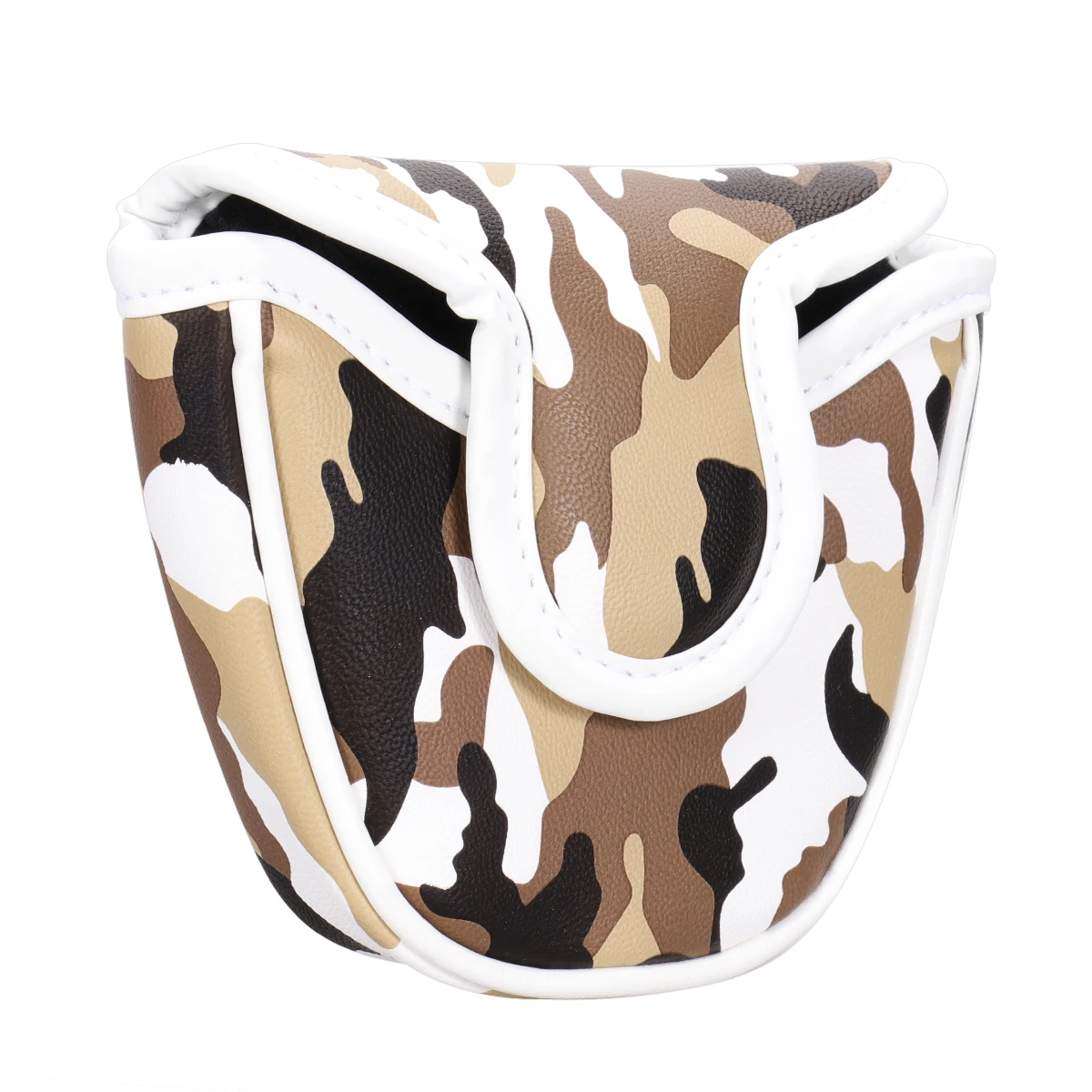 

Camouflage Putter Cover Waterproof PU Golf Club Head Protector for Mallet Style Pusher Sleeve Scratch Portable Travel