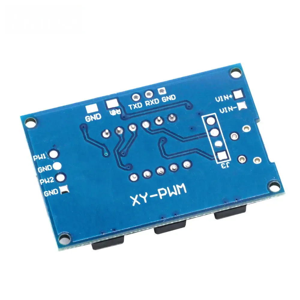DC 5-30V Micro USB 5V Power Independent PWM Signal Generator 2 Channel Dual Way Digital LED Duty Cycle Pulse Frequency Board