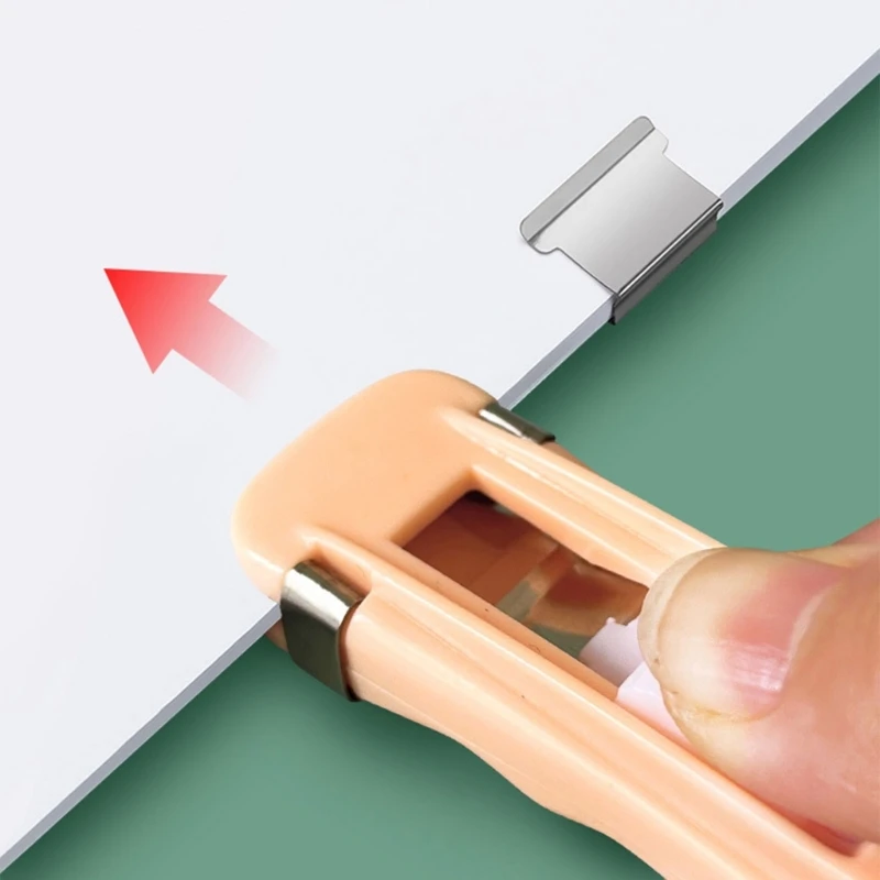 Clam Clips Dispenser Reusable Refills Clips Will Not Damage Paper, Binder Clips