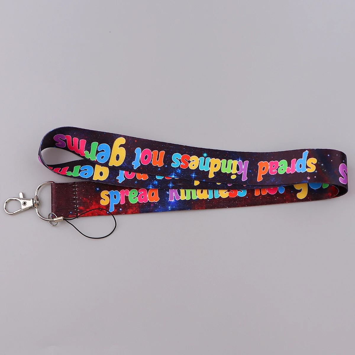 Motivational Phrase Lanyard ID Badge Holder Key Neck Strap Lanyards ID Badge Card Holder Keychain Cellphone Strap Gift