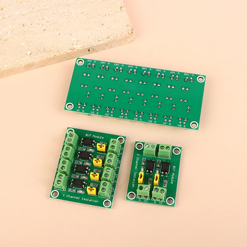 PC817 Optocoupler Isolation Board 2/4/8 Channels Voltage Converter Adapter Module 3.6-30V Driver Photoelectric Isolated Module
