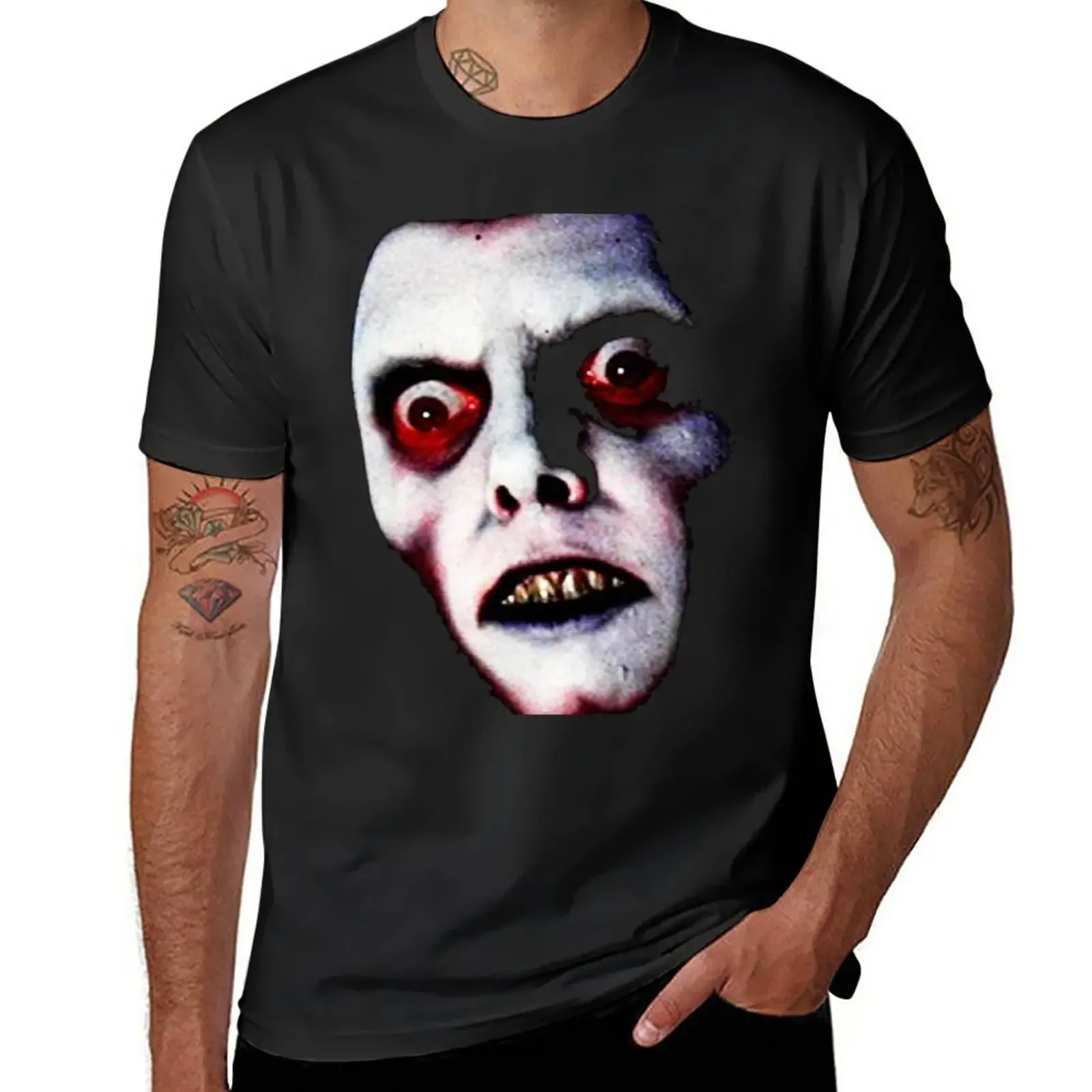 

New The Exorcist Captain Howdy Pazuzu T-Shirt quick-drying anime stuff tshirts for men