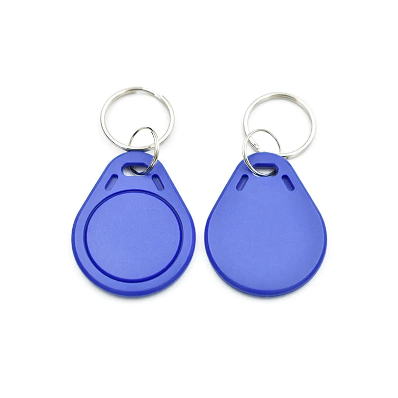 10pcs 125KHz T5577 Keyfobs Rewritable Duplicate Tag 5200 Proximity Copy Access Card ID Token Ring RFID Cloner Keychain