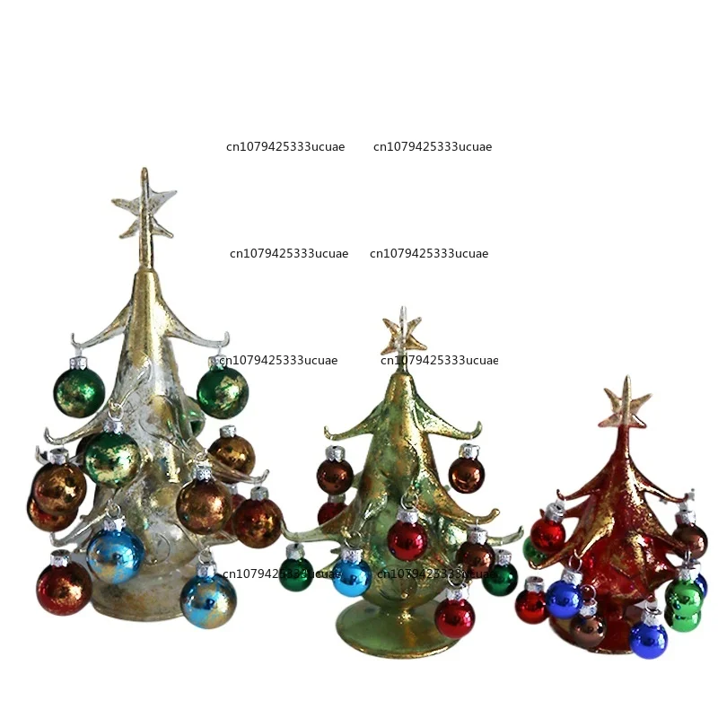 

Christmas Tree Ornaments Glass Crafts Creative Desktop Ornaments Christmas Decorations Birthday Gifts Direct Manufacturer Supply