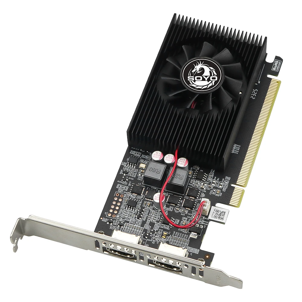 بطاقات الرسومات SOYO NVIDIA GT730 4G GDDR3 128bit بطاقة الفيديو HDMI * 2 لمكونات كمبيوتر ألعاب سطح المكتب GPU GT 730