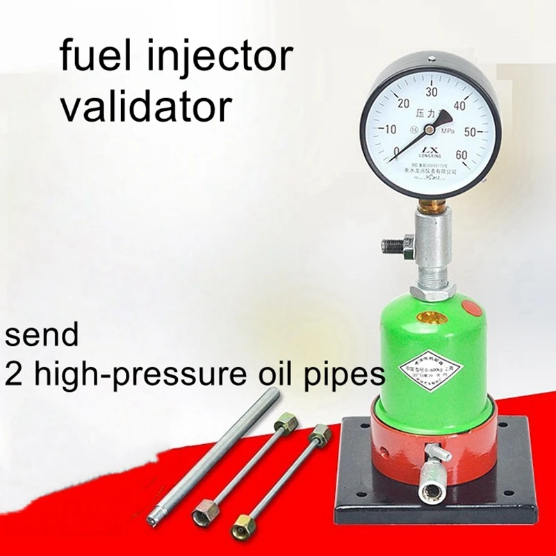 

Fuel injector calibrator, precision tester for automotive tractor diesel fuel injectors