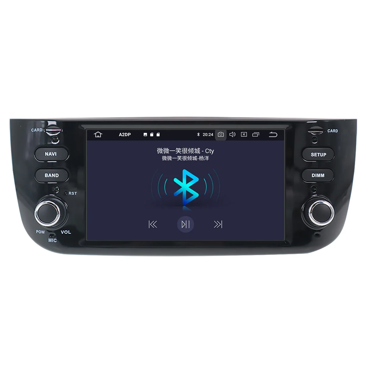 Aotsr Android 10.0 2+16G Car Radio GPS Navigation For Fiat Punto 2009+ Auto Stereo Head Unit Multimedia Player