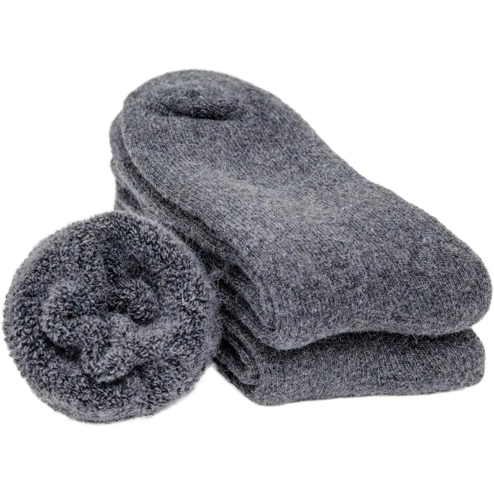 

2 пары 60% мериносовой шерсти, походные толстые носки унисекс, уютные термобелье, мужские и женские однотонные зимние теплые носки для ботинок