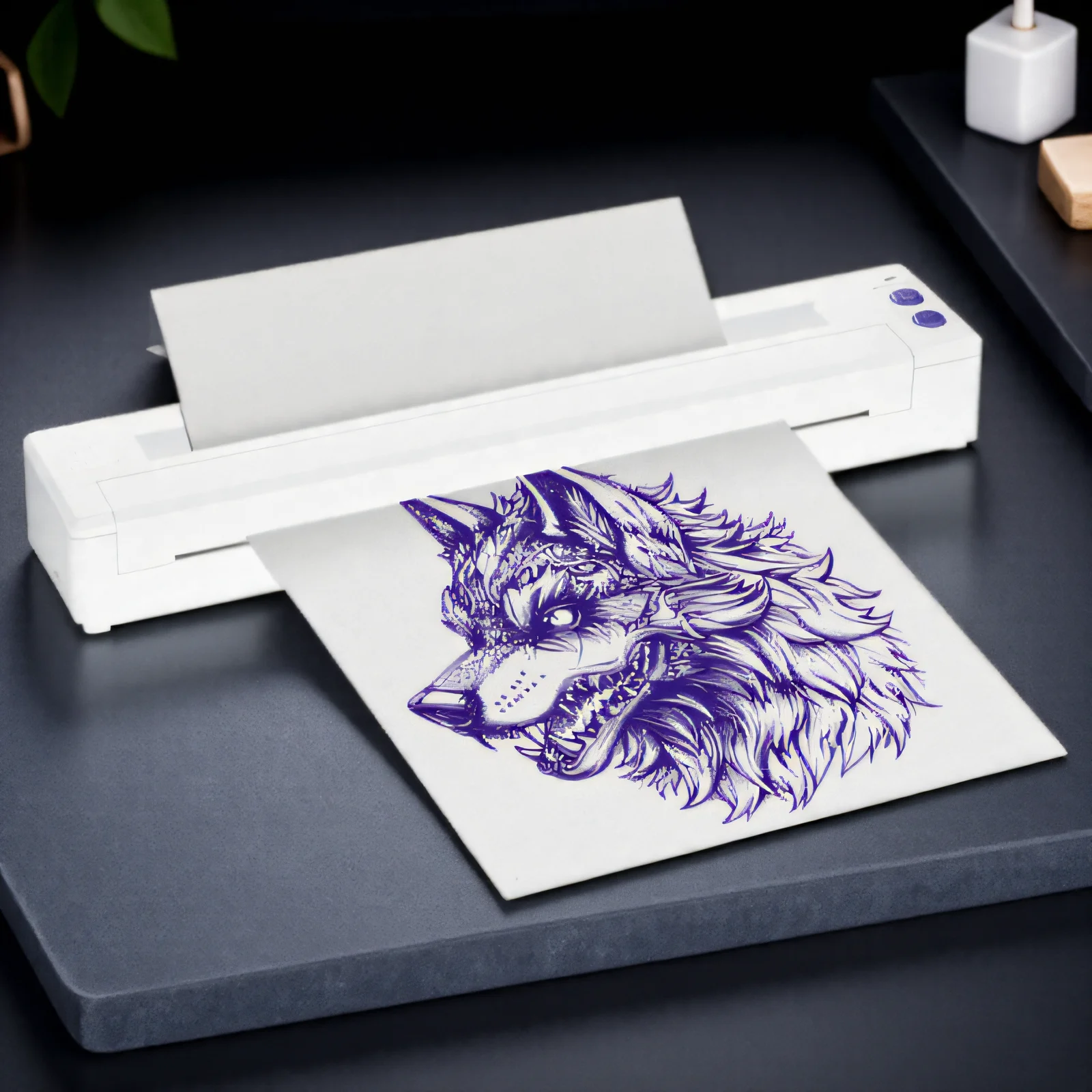 

2025 A4 Thermal Tattoo Stencil Printer Wireless Bluetooth Portable DIY Tattoo Printer with Transfer Paper Realistic Printing
