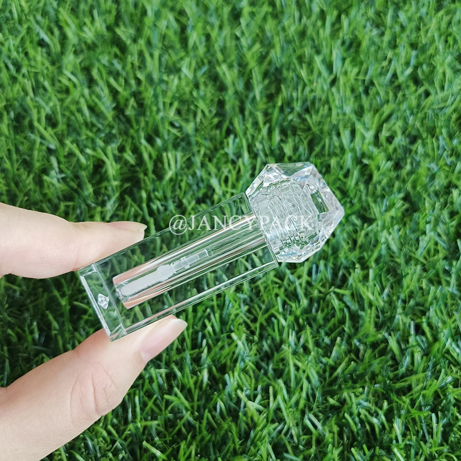 3ML lege diamant doorzichtige lipglossbuis plastic hervulbare flessen vloeibare lippenstiftcontainer lipgloss monsterfles