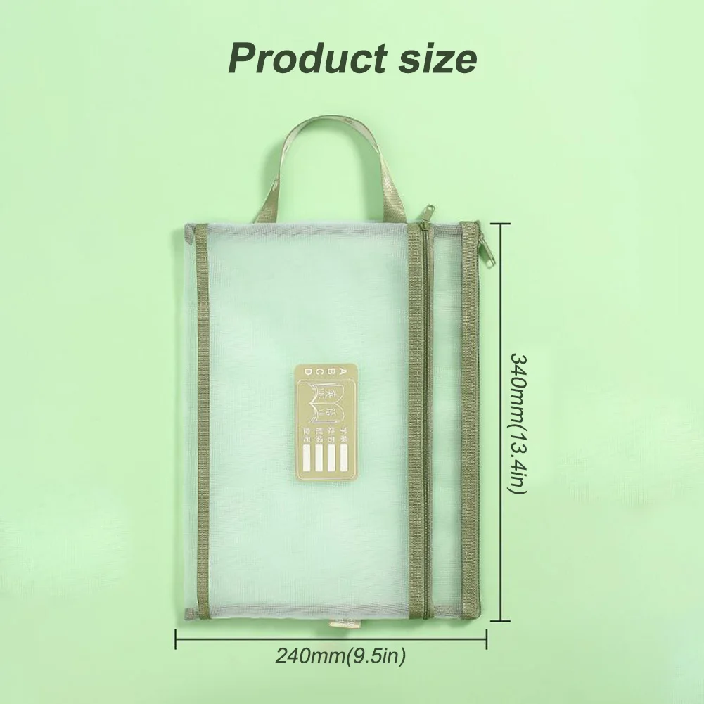 منظم حقيبة تصنيف موضوع النايلون، صندوق تخزين، منظم تخزين لأوراق الاختبار، متعدد الأغراض للمدرسة، #6