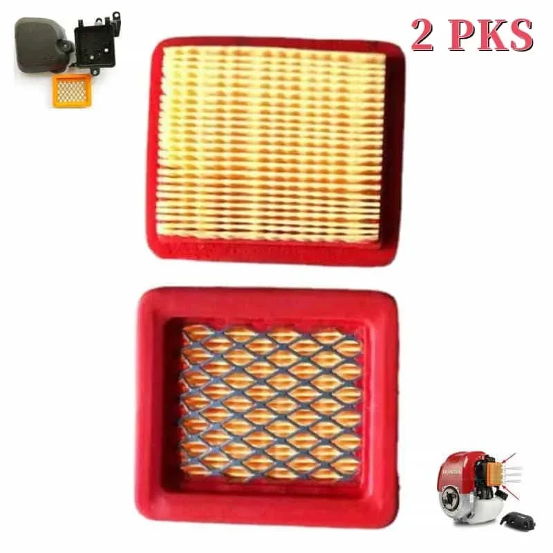 2 X GX50 AIR FILTER PAPER 17211-Z3F-000 FOR HONDA GXV50 443 47.9CC 4 CYCLE MINI STRIMMERS BRUSHCUTTER SNIPPER WIPPER CLEANER