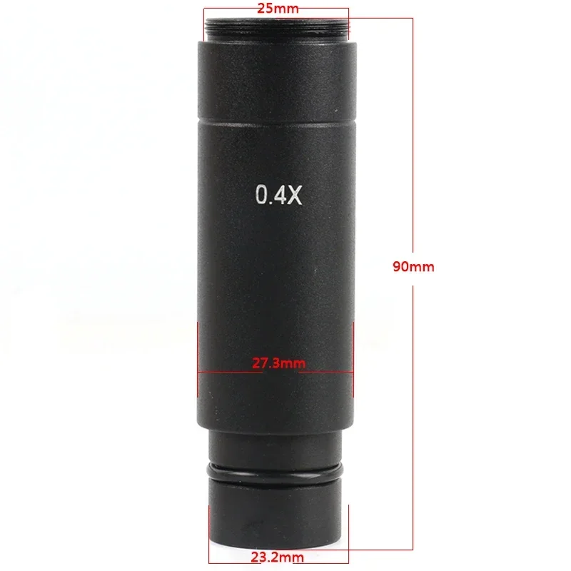 0.4X 0.5X 1X C-Mount Microscope Camera Adapter Lens 23.2mm 30mm 30.5mm Electronic Eyepiece Adapter For For Microscope CCD Camera