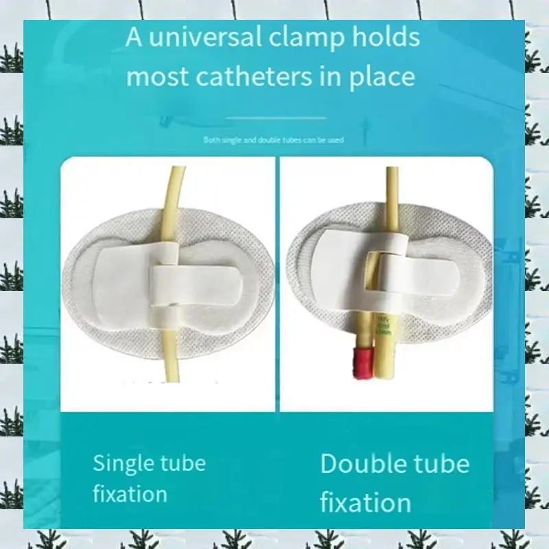 

ABLG 100Pcs Catheter Stabilization Device Legband Holder Sticker Catheter Tube Holder Catheter Legband Holder Sticker