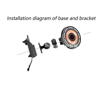 適用於奧迪A3 8V 2014-2020款的15W車用無線充電器手機支架可旋轉磁吸支架快速充電配件 10 最佳銷售 奧迪A3 8V手機支架 - №8