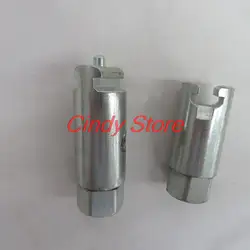 1Pair Dia 22mm Pipe Drill Dredger Cleaning Clogs Sewer Drain Dredge Tool Male And Female Head Connector For Dia 8mm Steel Rod