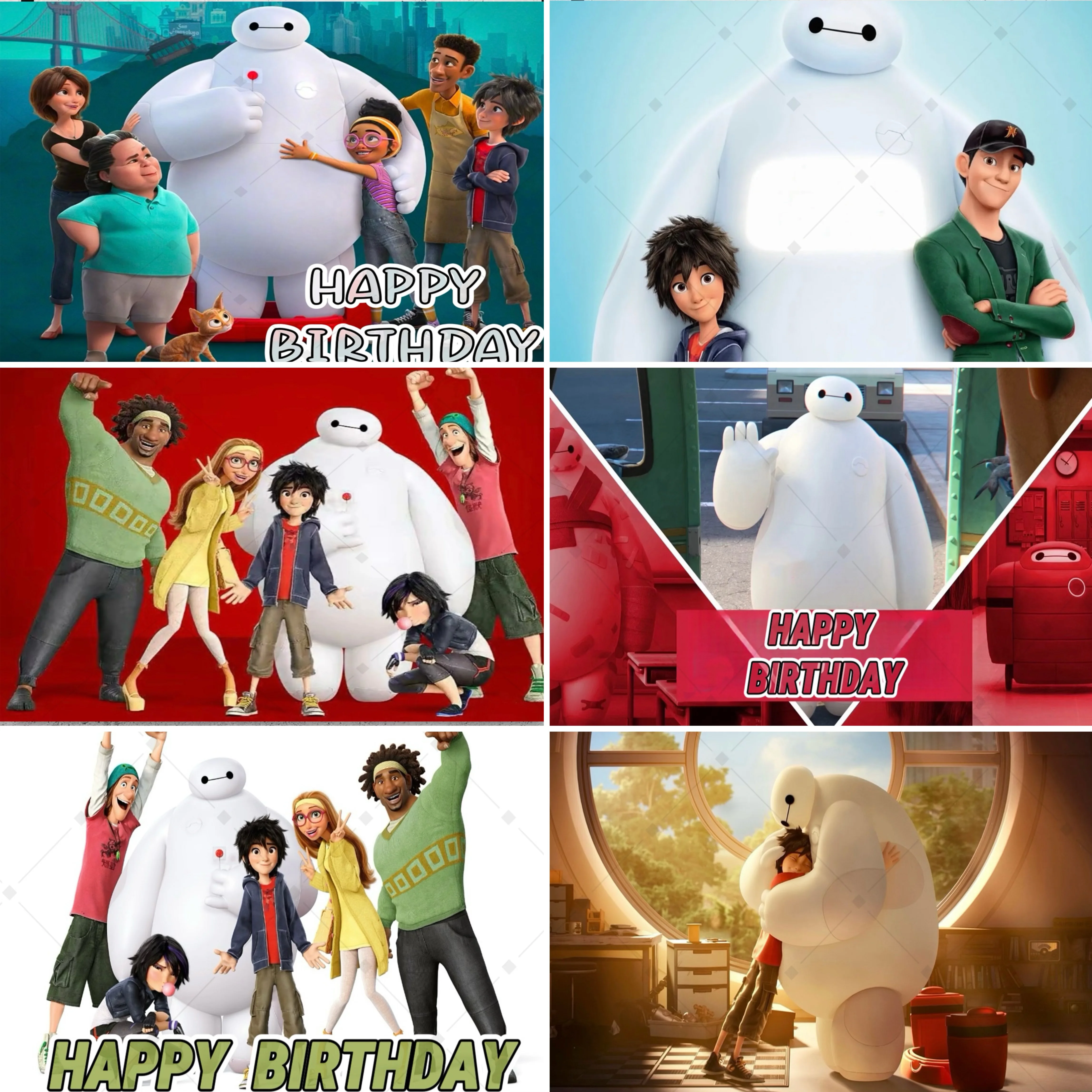 

Disney Super Big Hero 6 Birthday Party Decoration Backdrop Children's Birthday Party Supplies Decor Banner Baby Baptism Gift