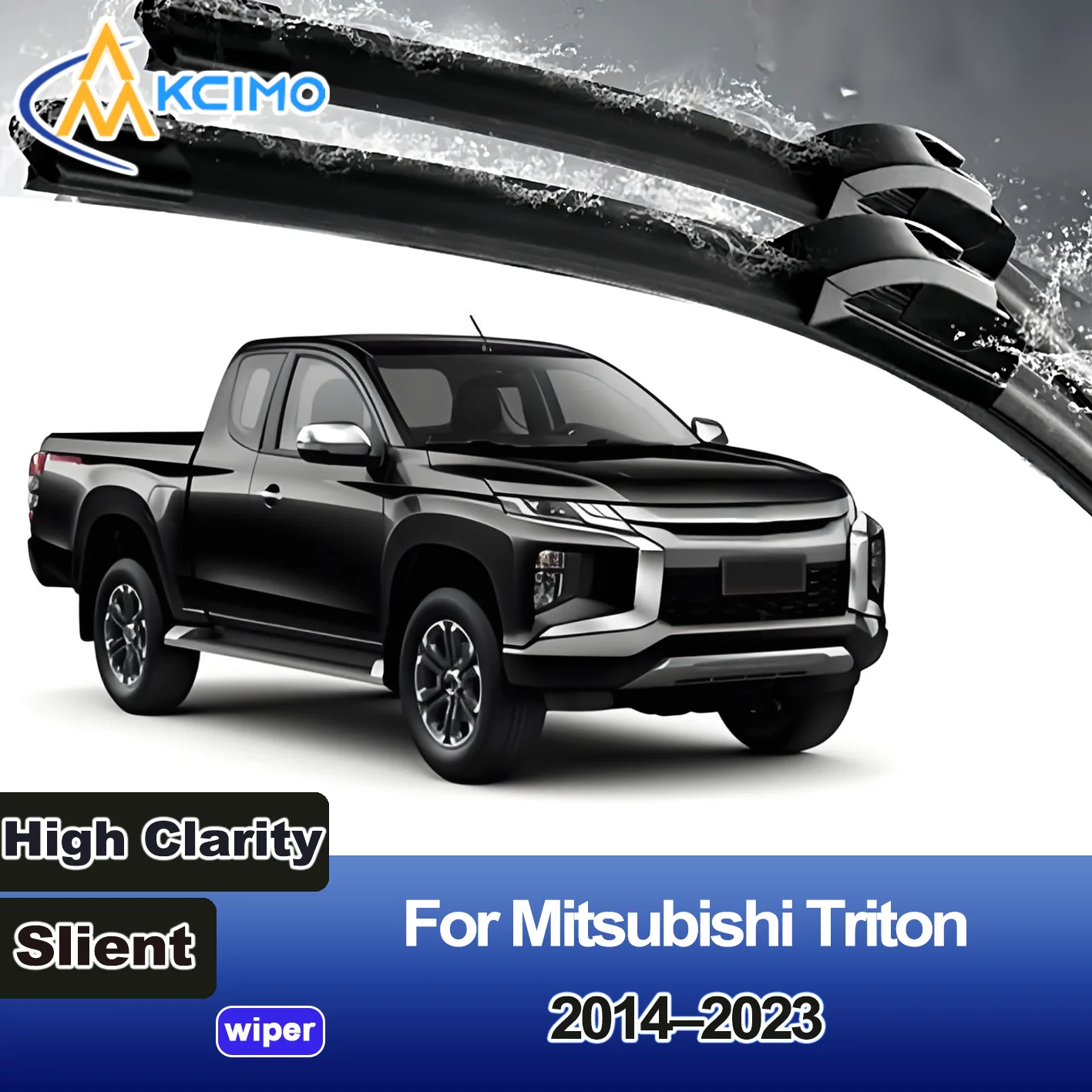 

KCIMO 2PCS New Wiper Blades for Mitsubishi Triton KJ/KK/KL 2014-2023 Mitsubishi L200 Mitsubishi Strada Mitsubishi L200 Triton