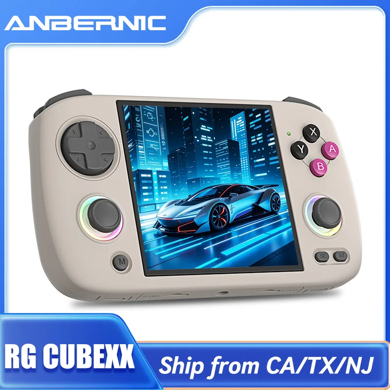 

ANBERNIC RG CUBEXX Handheld Game Console 3.95''IPS Screen Linux System Video Output WiliWili Ebook Reader Multi-function Console
