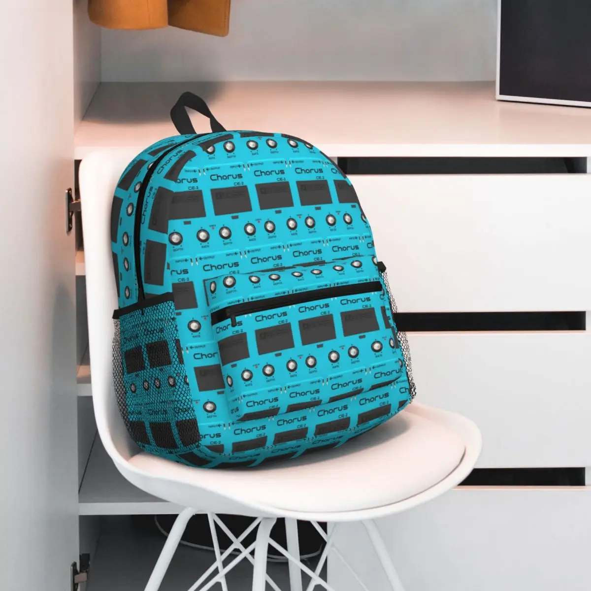 

Boss Overdrive Bluesbreaker Guitar Pedal Student Backpack School Bag Hiking Travel Daypack for Men Women Bookbag Shoulder Bags
