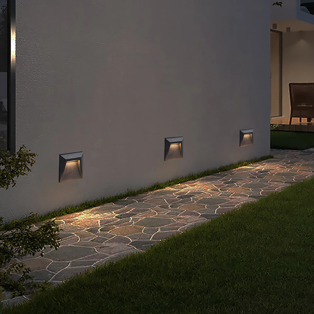 

3W Ip65 Light Emitting Diode Wall Light Wall Mount Step Light Aluminum Outdoor Corridor Stair