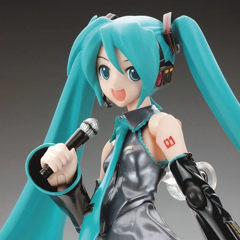 กล่อง 14 ซม.Hatsune Miku figma 014 Joint เปลี่ยนได้ Action Figure PVC รูปปั้นโต๊ะตกแต่งของเล่นตุ๊กตาของขวัญ
