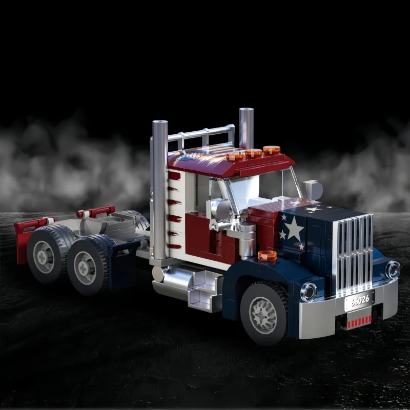 

KNEW BUILT Oil Tanker Car,Container Truck Building Block Toys-Boys' Beloved Vehicle Traffic Model,DIY Educational Assembly Gifts