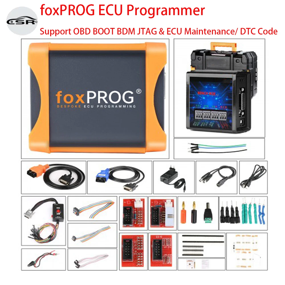 Free Update Online  Programmer FoxPROG Full Chip Tool  KT200 TCU Professional Support VR Reading and Auto