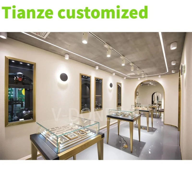 

Customized-Customized standing wood glass showcases display showcase