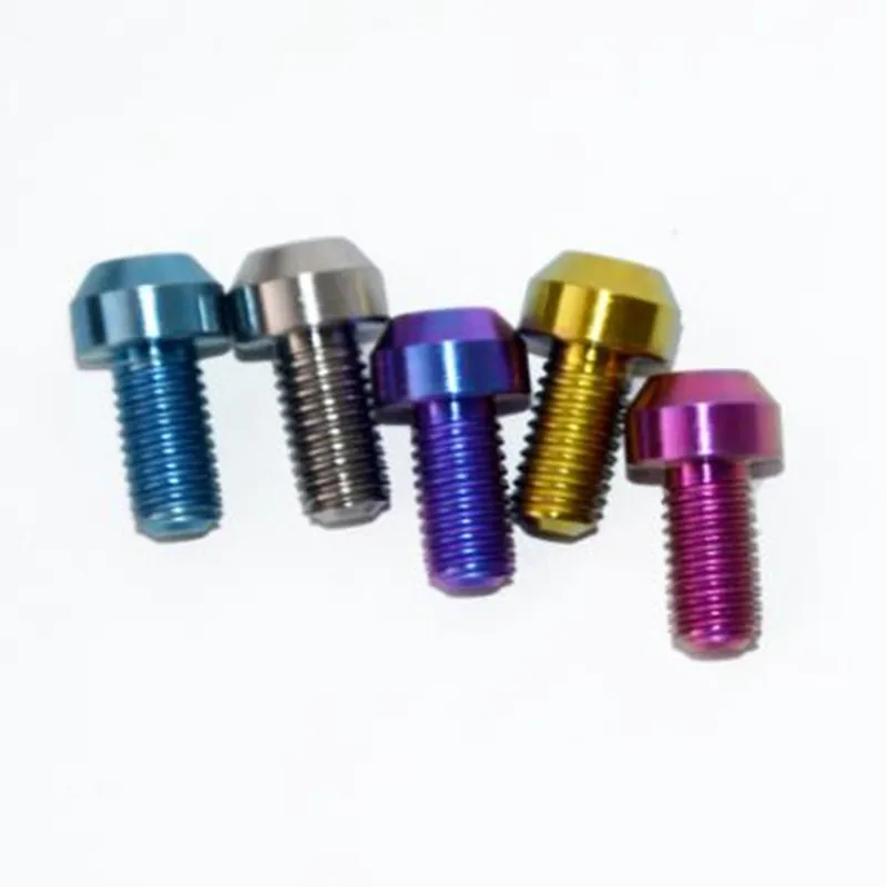 1pc Titanium Bolt  M5 M6 M8 Inner Torx cap Head colourful Ti Bolts Screw for Bicycle Motor Modify Dropshipping