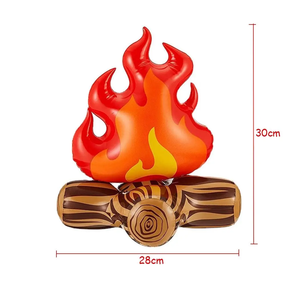 Fuoco de campamento inflable de PVC, modelo de llama llena de Gas, simulación de llama simulada, accesorio de acampada, accesorios de acampada, juguetes, decoración de fiesta