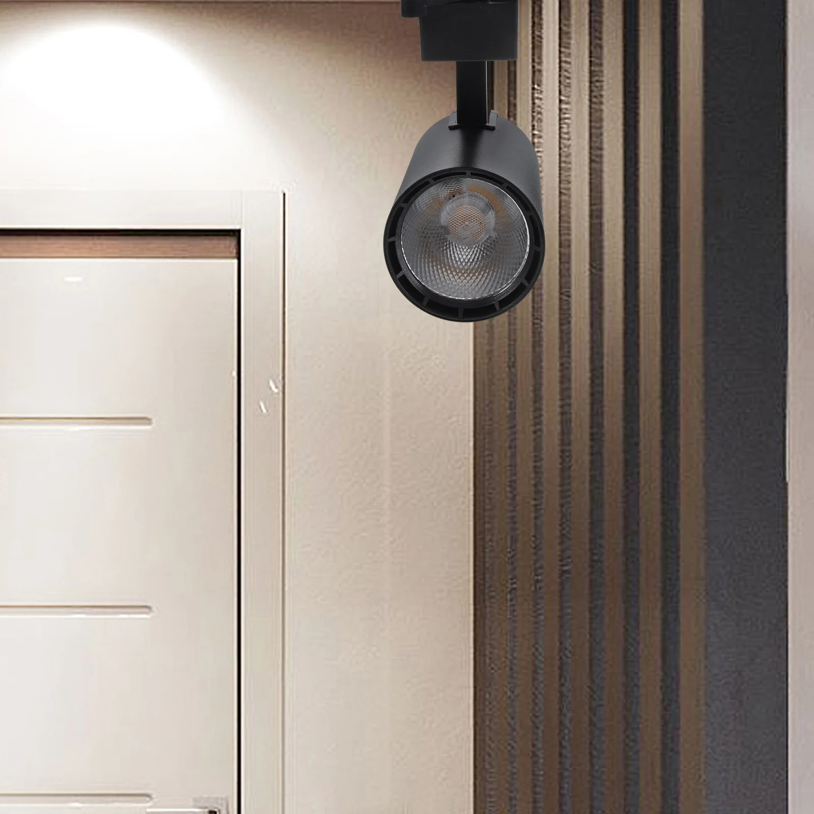 

LED Track Light Spotlight 90 360 Degree Adjustable Accent Lighting Kitchen Living Room Dressing Cell Retail Display