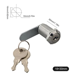 16/20/25/30mm Cam Cylinder Locks Door Cabinet Mailbox Padlock Drawer Cupboard Box Lock With Iron Key For Furniture Hardware