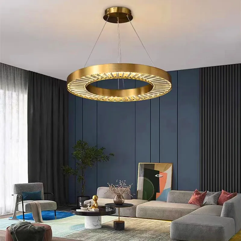 Modern Luxury Crystal LED Ceiling Chandelier Lighting Gold Haute Feeling Dining Room Living Room Kitchen Bedroom Lighting