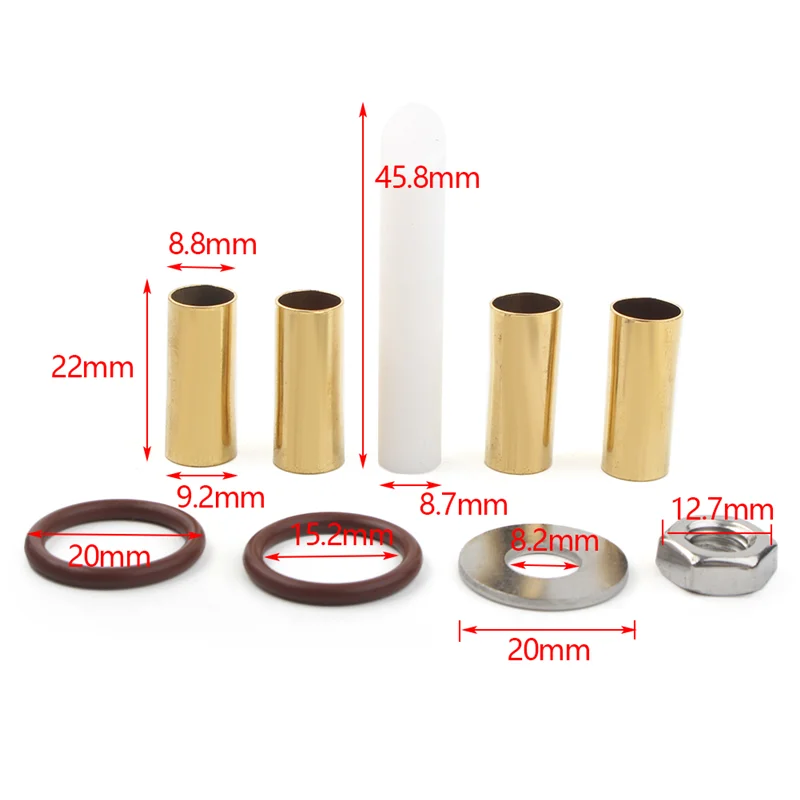 Motorcycle Rocker Accessories Brass Precision Tapered Bushings for Harley Twin Cam End Ticking Noise DK-RL-TC