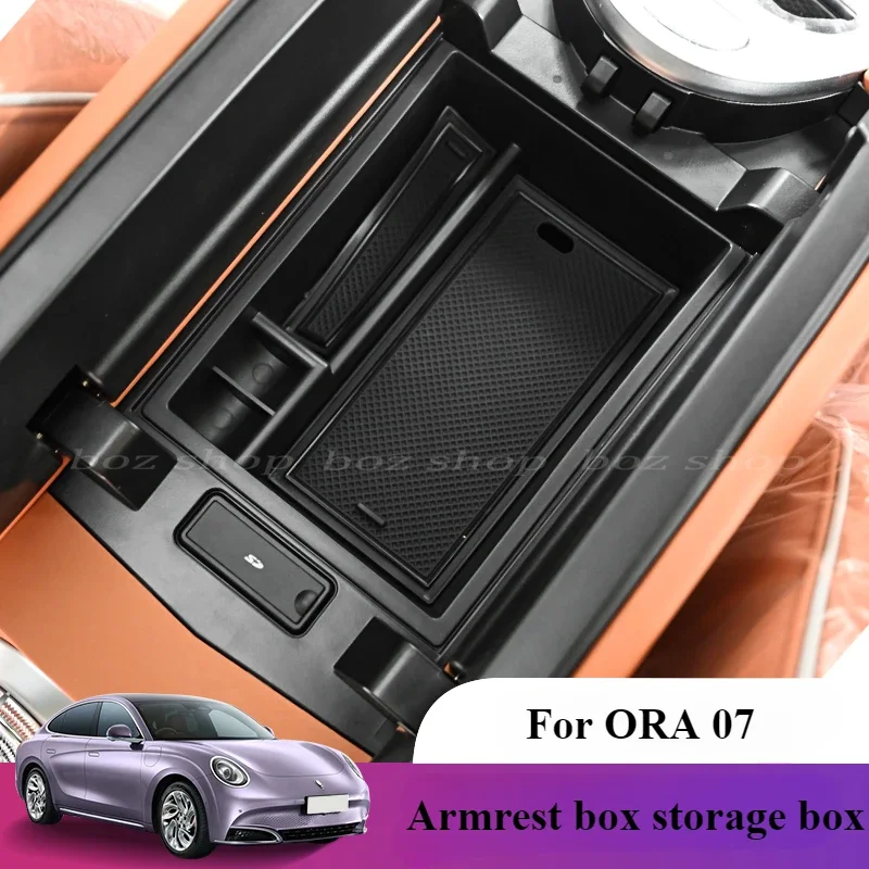 For ORA 07 Special Armrest Box Storage Box Modified Bilateral  Central Control Vehicle Car Interior Modification Accessories